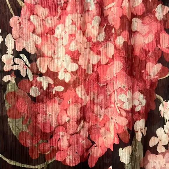 H&M Black and Red Relaxed Tie Front Blouse - Picture 3 of 15